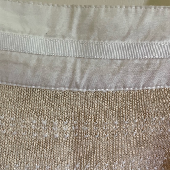 Blue Willis Cotton/Linen Peasant Top - Picture 2 of 5